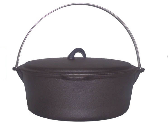 Ollas De Hierro Dome Sin Patas 10Lt.