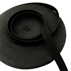 Elástico Industrial 1,5cm Negro x Mt