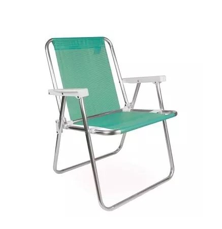 Sillas Playeras Alta Aluminio Sannet Anís Mor