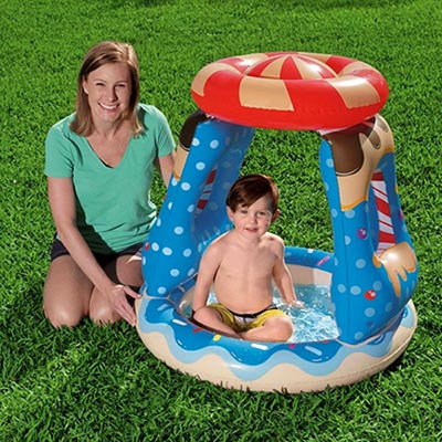 Piscina Infantil Candyville Con Techo +2 Bestway