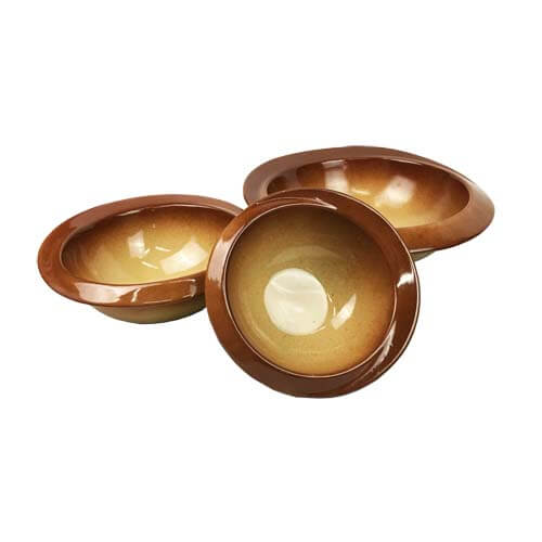Copetineros De Cerámica Set 3 Bowls