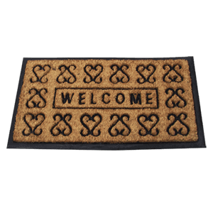 Alfombras Felpudos De Coco y Goma 45x75cm.