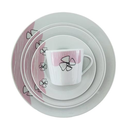 Juego De Loza Redonda 20 Piezas Platos Tazas