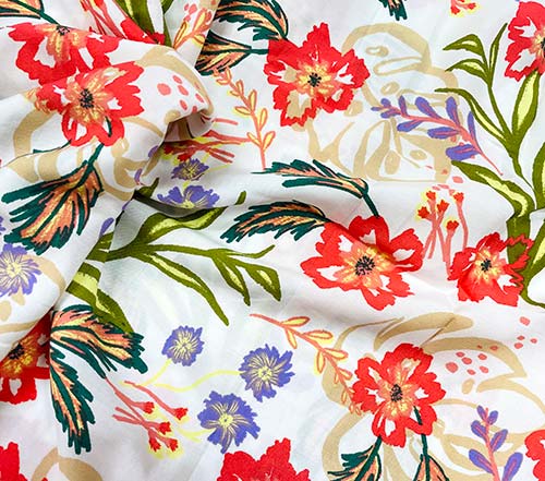 Camisería Viscosa Estampada Ancho 1.40mt