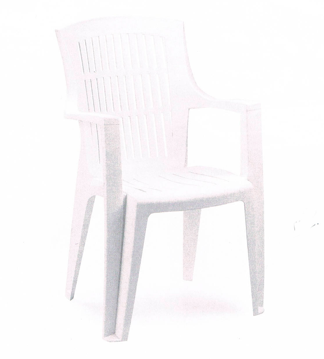 Sillas De Plástico Arpa Blanca