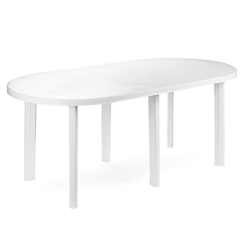 Mesas De Plástico Tavolo Blanca 1.80x0.90Mt.