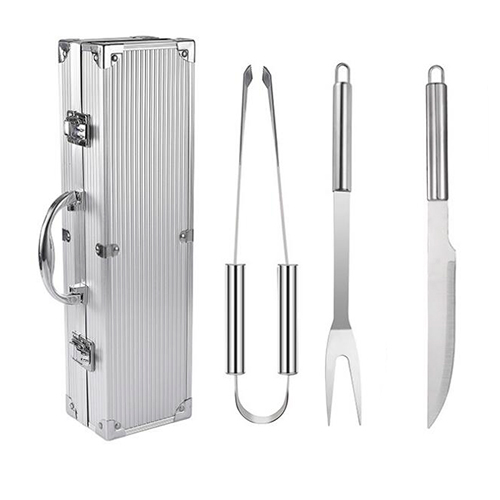 Set Parrillero 3 Piezas Valija NBQT-3B