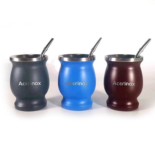 Set De Mate Y Bombilla Acerinox