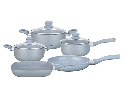 Juego Batería De Cocina Stone Acerinox 8 Piezas