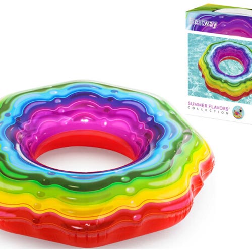 Aro Inflable Arcoíris +12 Bestway
