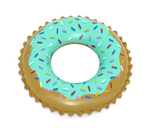 Aro Inflable Dona Confetti +10 Bestway