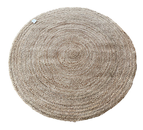 Alfombras De Yute Redondas 120cm Natural 3731