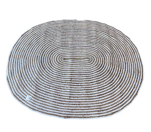 Alfombras De Yute Y Algodón Ovales 120x150