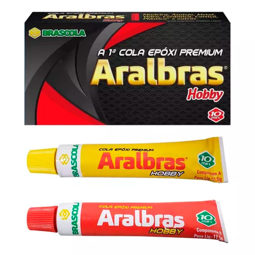 Adhesivo Epoxi 16gr Aralbras Hobby Caja