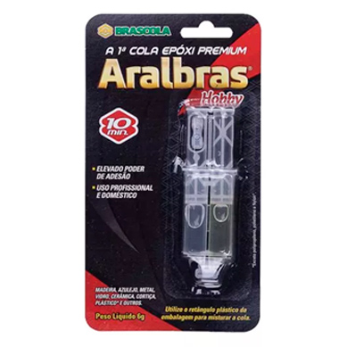 Adhesivo Epoxi  6gr Aralbras Hobby Blister