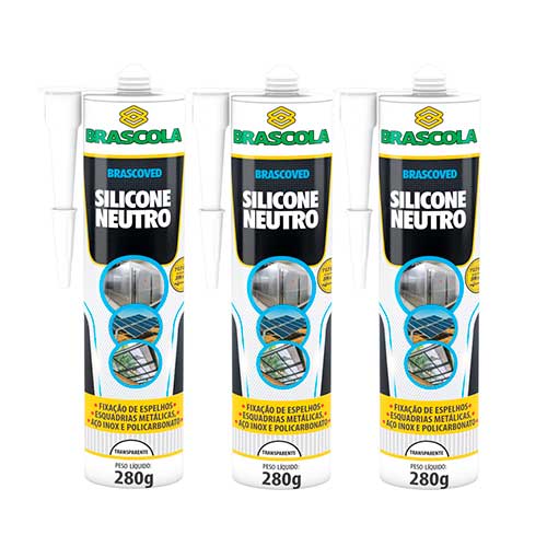 Silicona Neutra 280gr Brascoved