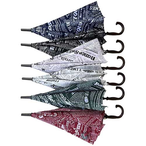 Paraguas Largo Estampado Diario