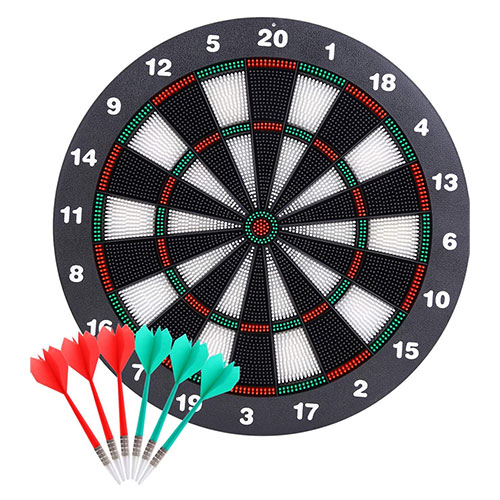 Tablero Tiro Al Blanco Con Dardos