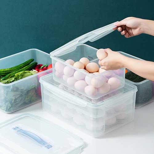 Set De 4 Cajas Organizadoras Con Asa