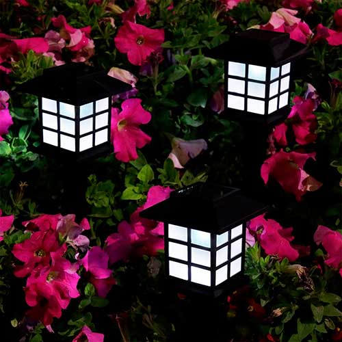 Farol De Jardín Pincho Solar Led Colonial Set x 6