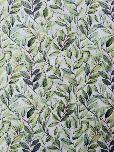 Loneta Estampada Laurel Ancho 2.80