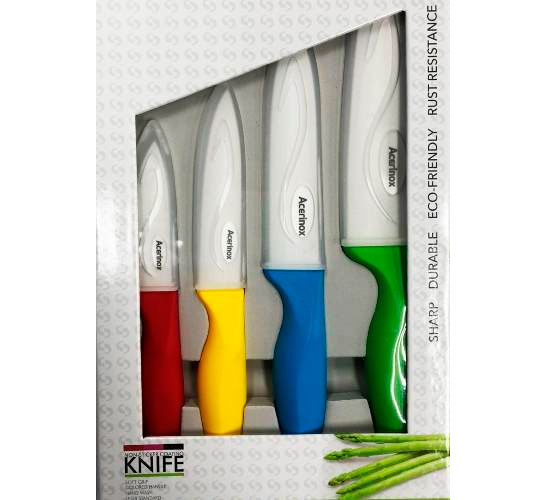 Set De Cuchillos De Cerámica 4 Piezas