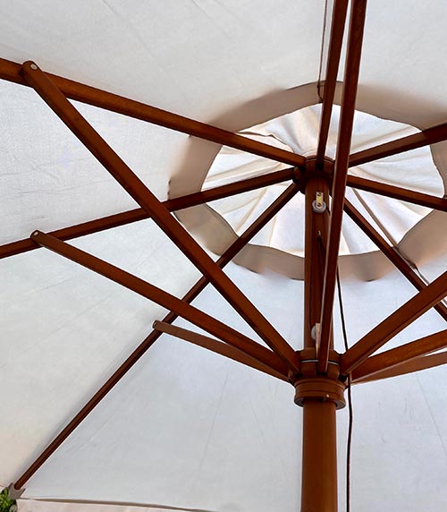 Sombrillas De Madera 3Mt.