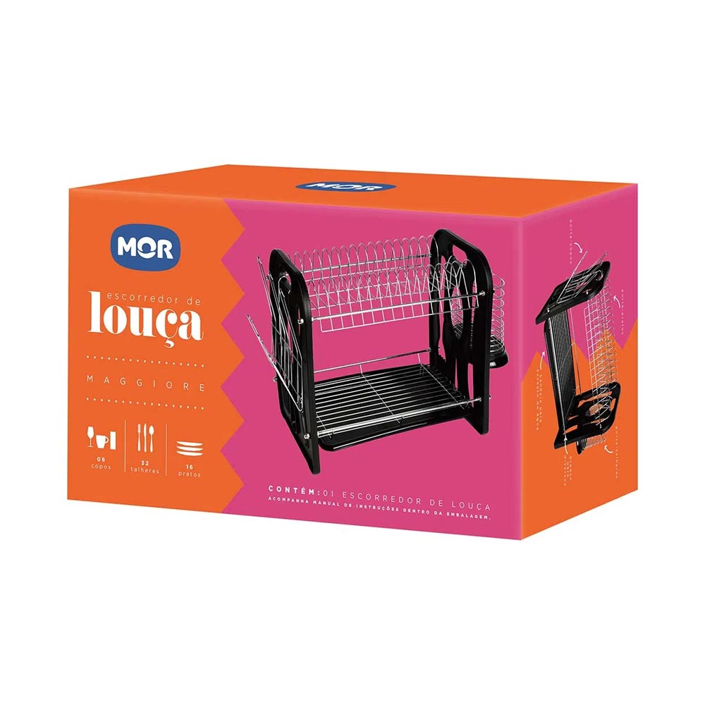 Escurridor De Vajilla 2 Niveles 16 Platos Mor