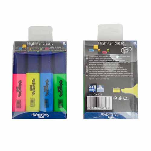 Resaltadores Set 4 Unidades De Diferente Color