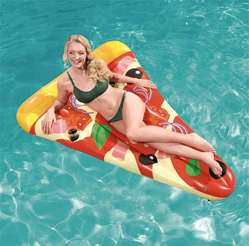 Colchoneta Inflable Pizza +12 Bestway