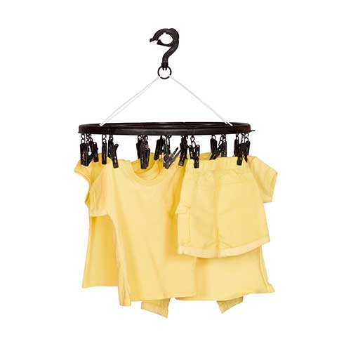 Mini Tendedero Oval Mor 6098 24 Palillos