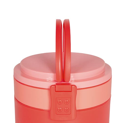 Lunchera Vianda Redonda 2 Compartimientos Mor