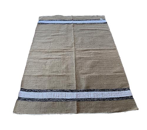 Alfombras Yute Y Algodón 150x200 Negro 4322