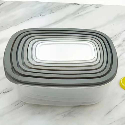 Set de 7 Viandas Rectangulares