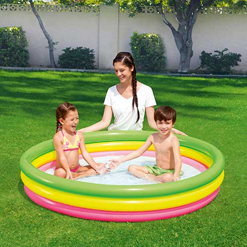 Piscina Infantil 3 Anillos Multicolor +3 Bestway