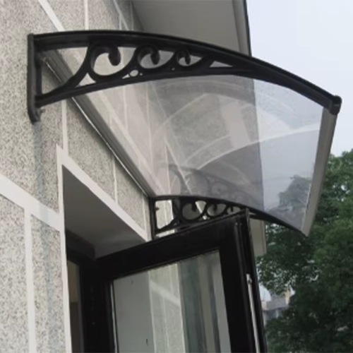 Alero Policarbonato 150x80 Negro