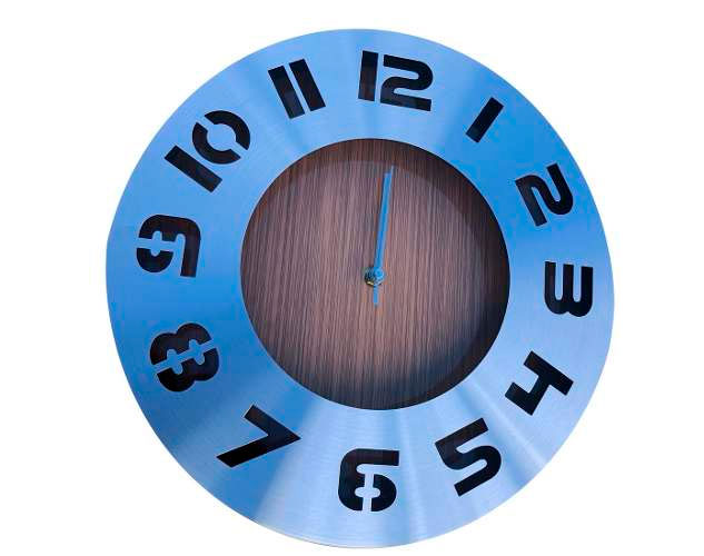 Relojes De Pared Acero Calado