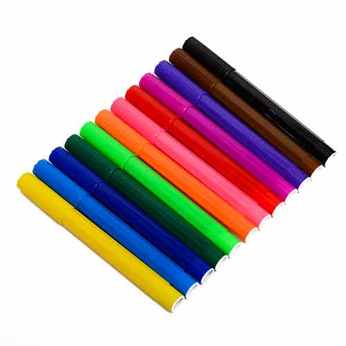 Marcadores Gruesos 12 Unidades