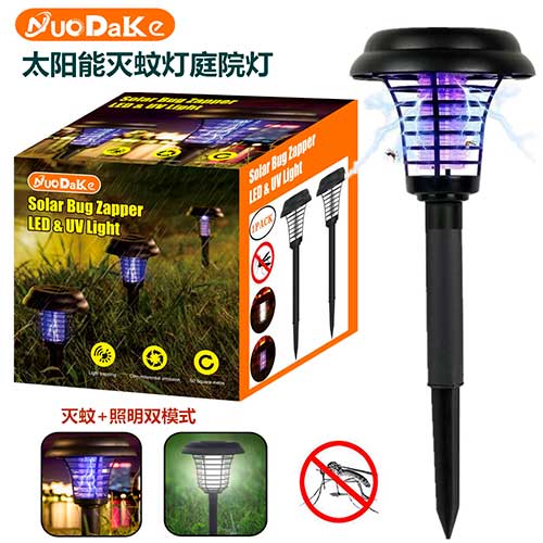 Farol De Jardín Pincho Solar Mata Insectos