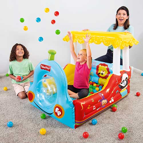 Tren Inflable Con Pelotas +2 Fisher Price 93537
