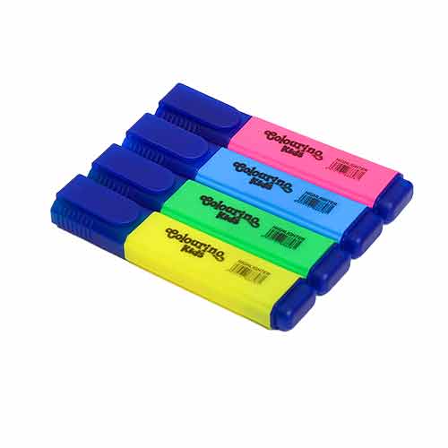 Resaltadores Set 4 Unidades De Diferente Color