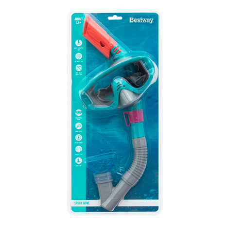 Máscara de Buceo Snorkel +14 Bestway Spark Wave