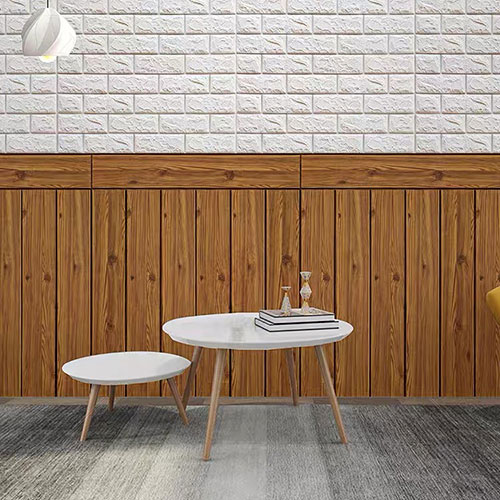 Placas 3D 70x77 De Pared Autoadhesivas Ladrillo