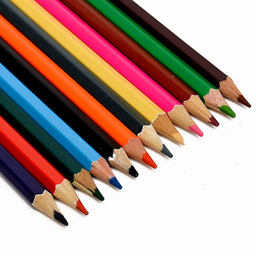 Lápices De Colores 12 Unidades Caja Metálica