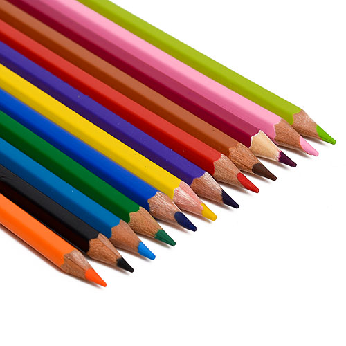 Lápices De Colores 12 Unidades Caja Cartón