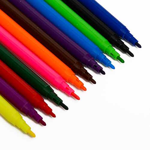 Marcadores Finos 12 Unidades