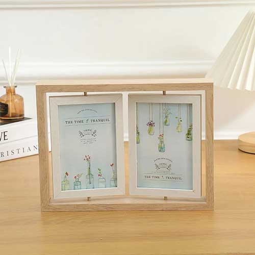 Portarretrato Doble Giratorio 4 Fotos 10x15