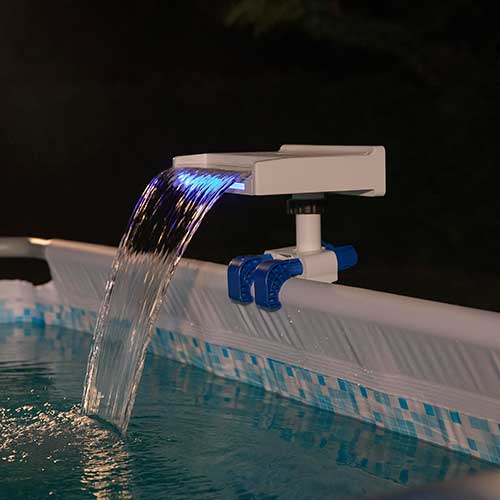 Cascada Con Luz Led Para Piscinas Bestway