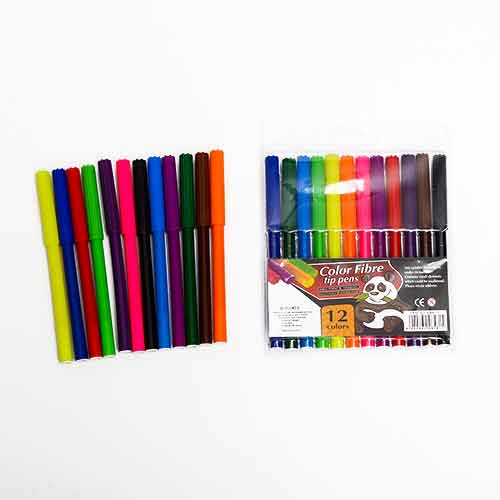 Marcadores Finos 12 Unidades