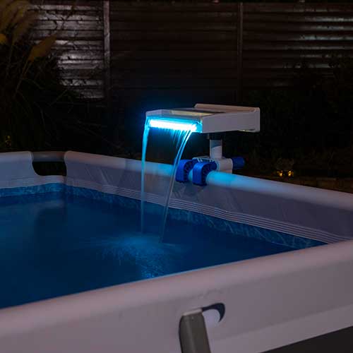 Cascada Con Luz Led Para Piscinas Bestway